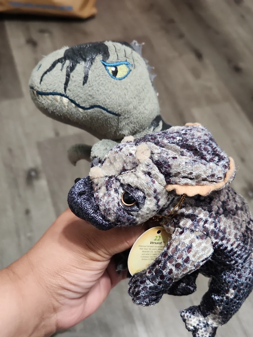 Dinosaur Plushies Set Of 2